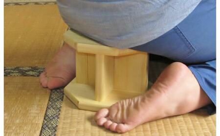 手作り木製 正座用補助椅子（高さ15cm）