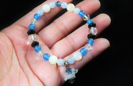 オリジナルブレスレット「犬と散歩」