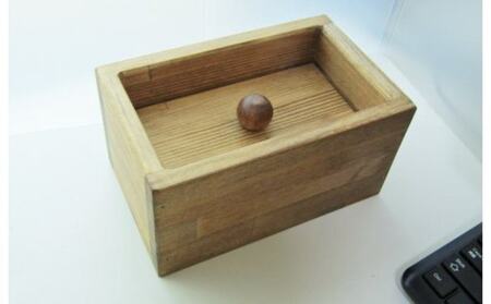 手作り木製マスクストッカー（ダークウォルナット）