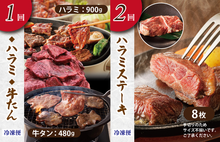 アキラ商店 肉三昧 総量 4kg以上 定期便 全4回【毎月配送コース】