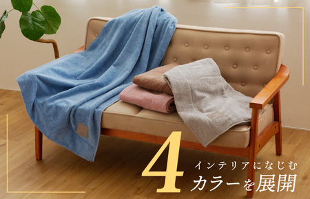 世界最高峰のビックバスタオル nei ベビータオルケット(ブラウン)