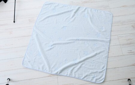 【高島屋選定品】泉州タオル おくるみ1枚(ブルー)