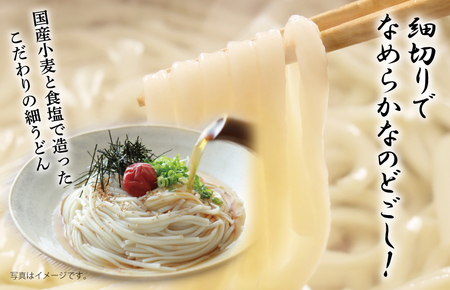 麺名人 国産小麦 細うどん 12食