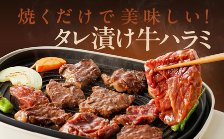 【冷蔵配送】牛ハラミ肉 焼肉用 味付け 1.2kg（300g×4）