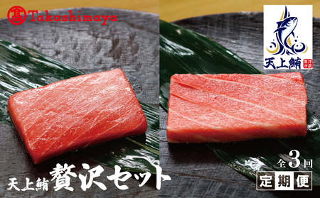 【高島屋選定品】＜東洋冷蔵＞ 天上鮪 贅沢セット 定期便 全3回【毎月配送コース】