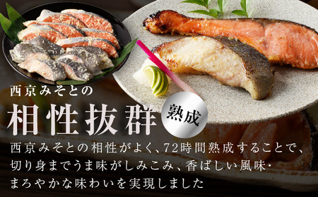厳選 西京漬けセット 銀鱈/銀鮭 合計 12切れ 切り落とし 訳あり サイズ不揃い