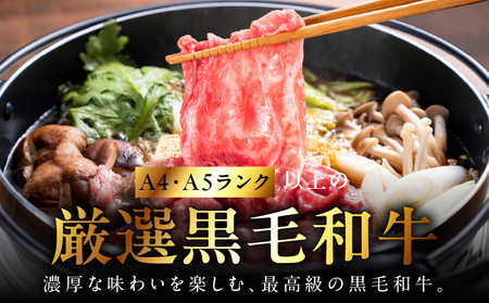 黒毛和牛A5/A4等級 味付き すき焼き しゃぶしゃぶセット（サーロイン 300g／リブロース 300g）割り下付き