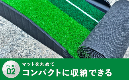 【スピード発送】パター練習マット パッティングマット 3M 自動返球機能付き ゴルフ
