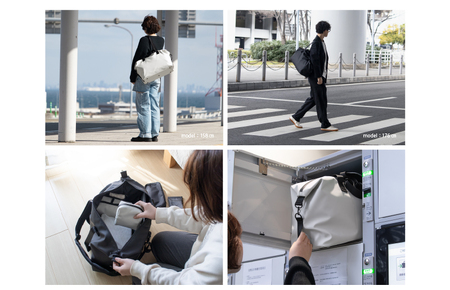 【スピード発送】ボストンバッグ タフトボストン（ホワイト）