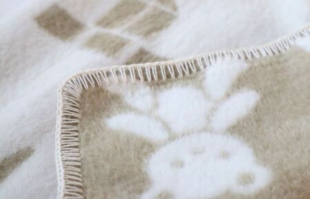 【オーガニックコットン100%】泉州南部織/あったか起毛ベビーブランケット＜スピード発送＞