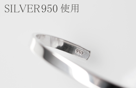 シルバー950バングル バングル メンズ シルバー 950 ブレスレット アクセサリー
