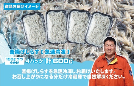 減塩 釜揚げしらす 600g