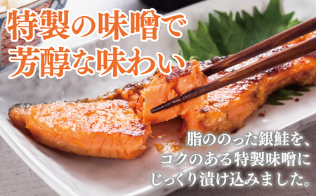 ごはんがすすむ!鮭の味噌漬け 800g(80g×10枚)