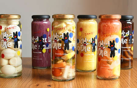 【リサとガスパール】ピクルス、ドレッシング、コンポート、シロップなどおまかせ5本セット