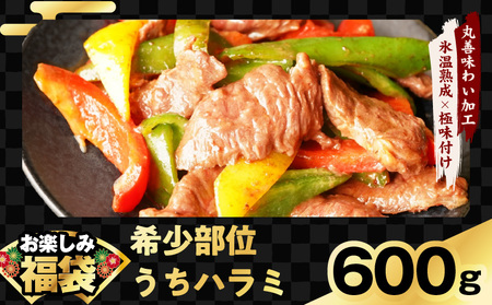 肉福袋 4種 3.8kg 焼肉セット（牛肉 切り落とし／牛ハラミ／豚肉 スペアリブ／鶏肉）