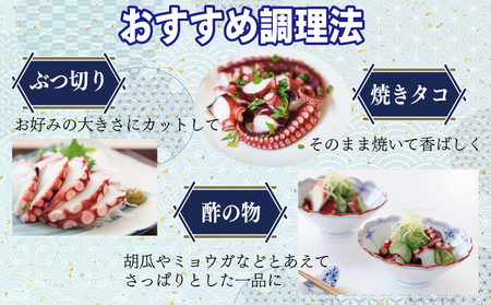 冷凍ボイルタコ 足のみ 合計1kg(100g前後×7~14パック)