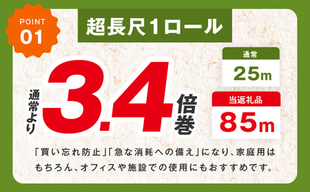 【ふるなびWEEK対象】ALOHAS トイレットペーパー 64ロール FN-Limited-PR
