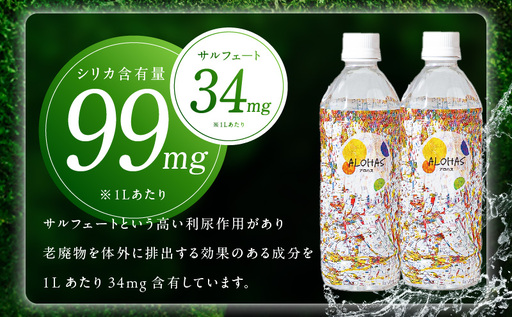 【定期便】天然水 500ml 40本×全3回