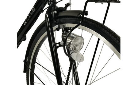 STYLE KIX  カゴ付きクロスバイク276 ガンメタ