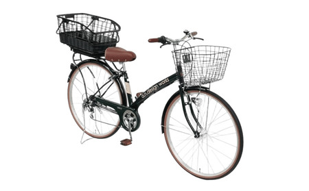 a.n.designworks/ STYLE KIX CITY276 リアバスケット付 グリーン