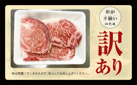 【氷温熟成×極味付け】【黒毛和牛A4】リブ・サーロイン　切落しステーキ　800ｇ　形が不揃い