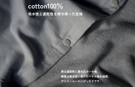 着るタオル(ネイビー)