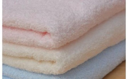 抗菌防臭タオル フェイスタオル 4枚 水色