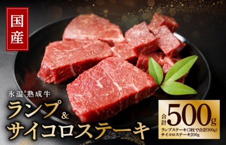 010B330 氷温熟成牛 ランプステーキセット（合計500g） | 大阪府泉佐野 