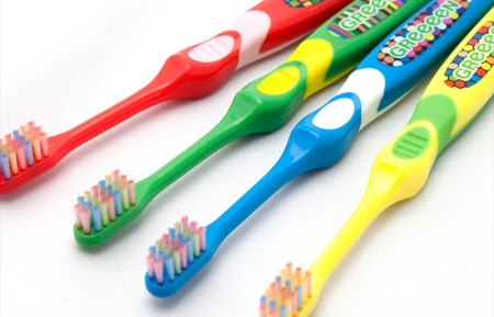 【日本製】歯ブラシ GReeeeN 小学生 ハブラシ 5本