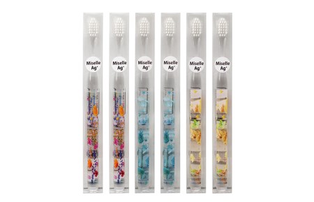 【日本製】歯ブラシ ミセルAg+ ハブラシ 6本セット