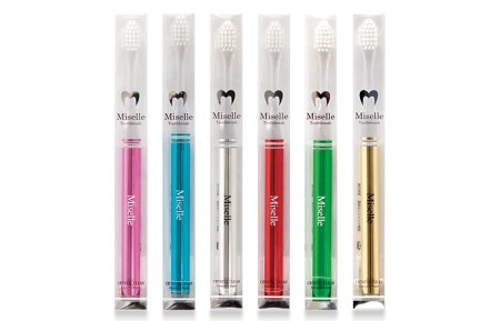 【日本製】歯ブラシ ミセルCC ハブラシ 4本（シルバー）