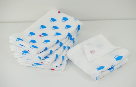 【スピード発送】抗ウイルスガーゼフェイスタオル6枚セット