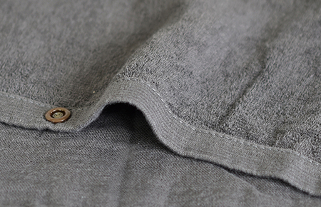 プレミアムガーゼ ラップタオル（チャコール）