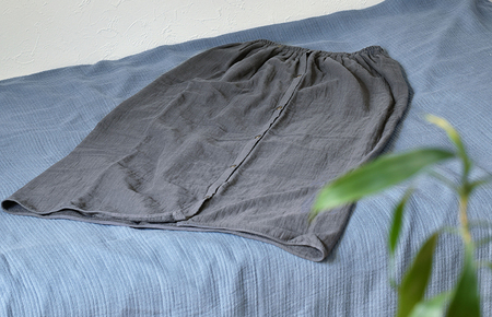 プレミアムガーゼ ラップタオル（チャコール）