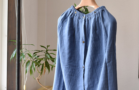 プレミアムガーゼ ラップタオル(ネイビー)