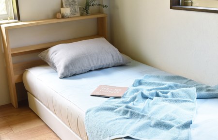 タオルシーツ1枚（ブルー）