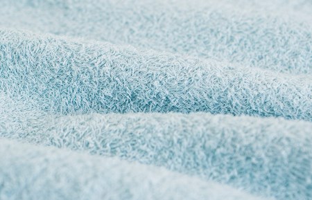 【スピード発送】毛羽落ち軽減!フェイスタオル6枚ブルー