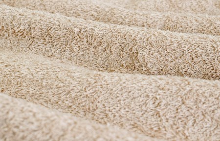 毛羽落ち軽減!フェイスタオル6枚ベージュ