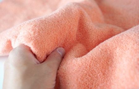 シルキータッチ バスタオル ピンク 2枚