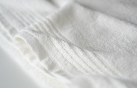 シルキータッチ バスタオル ホワイト 2枚