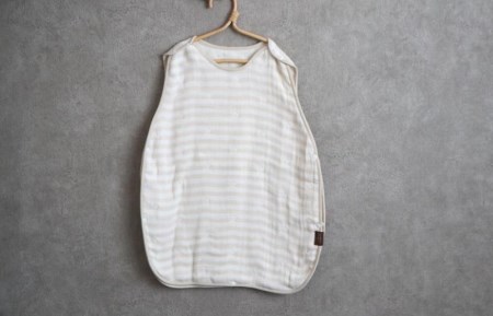 【eclat bebe】泉州南部織 4重ガーゼ スリーパー《BeWh》