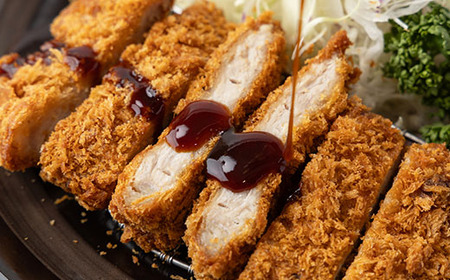 ≪冷凍≫工場直営　とんかつの山田屋の富ヘレかつ＆富ロースかつのセット　各種6枚入特製ソース付き_肉  豚肉   惣菜・加工品   _【配送不可地域：離島】【1415255】