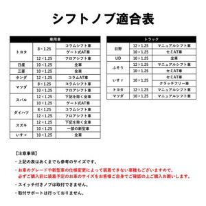 チャンピオンツール クリスタルブラック シフトノブ 汎用 M8 M10 M12_家電製品 アウトドア・カー用品 _【1442569】