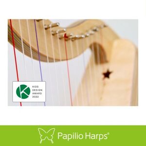 【楽器】幼児教育用ケルティックハープ 15弦・eハープスタート タイプC(ブルー/グリーン)　1台_雑貨   _【1511310】