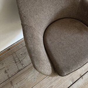 Cosmic Chair(コスミックチェア)X脚 モケット クリンプアッシュブラウン【SWOF】_雑貨・日用品 椅子・チェア・ソファ 家具・インテリア _【1543602】