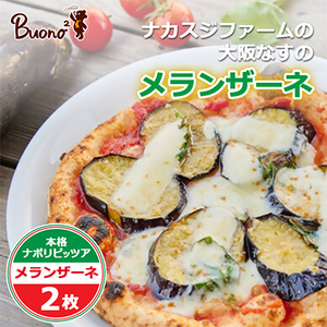 【2枚】富田林・ナカスジファームの大阪なすのメランザーネピッツァ_惣菜・加工品 ピザ  _【配送不可地域：離島】【1531974】