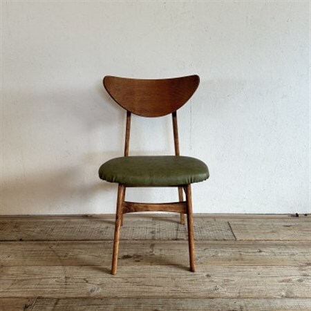 Karl Dining Chair ランド オリーブ ダークブラウンフレーム【SWOF】_雑貨・日用品 椅子・チェア・ソファ 家具・インテリア _【1576023】
