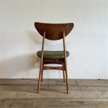 Karl Dining Chair ランド オリーブ ダークブラウンフレーム【SWOF】_雑貨・日用品 椅子・チェア・ソファ 家具・インテリア _【1576023】
