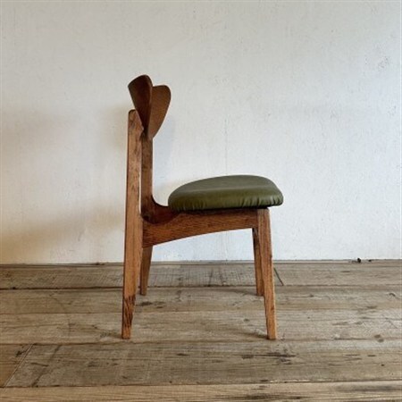 Karl Dining Chair ランド オリーブ ダークブラウンフレーム【SWOF】_雑貨・日用品 椅子・チェア・ソファ 家具・インテリア _【1576023】