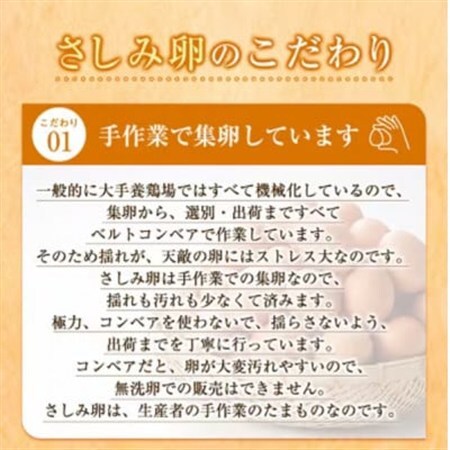 大阪府富田林産　さしみ卵　産直卵25個～30個(季節により個数・サイズが変動します)【1651663】